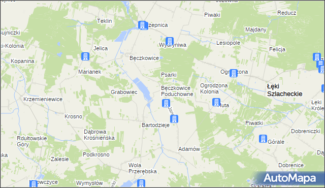 mapa Podstole, Podstole na mapie Targeo