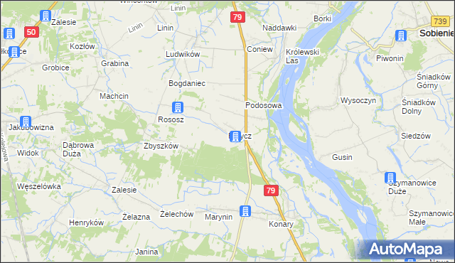 mapa Potycz, Potycz na mapie Targeo