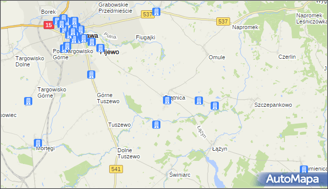 mapa Prątnica, Prątnica na mapie Targeo