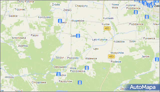 mapa Przecznia, Przecznia na mapie Targeo