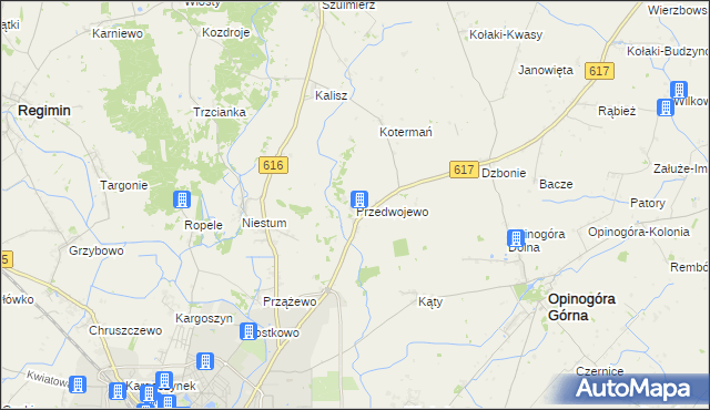 mapa Przedwojewo, Przedwojewo na mapie Targeo