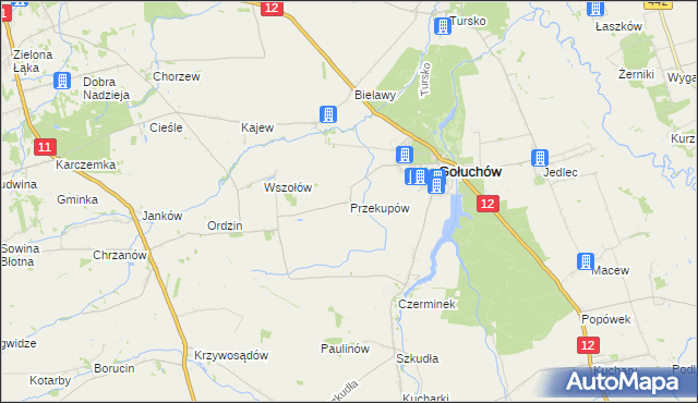 mapa Przekupów, Przekupów na mapie Targeo