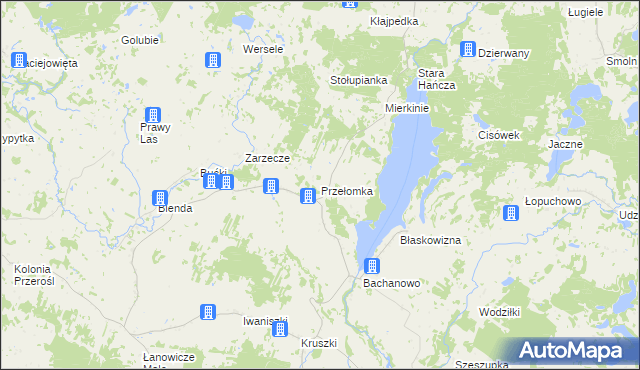 mapa Przełomka, Przełomka na mapie Targeo