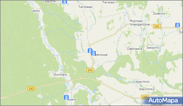 mapa Przemocze, Przemocze na mapie Targeo