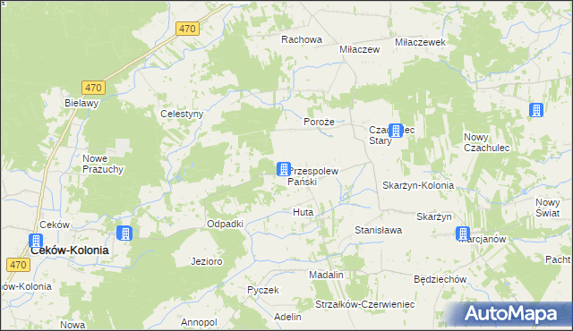 mapa Przespolew Pański, Przespolew Pański na mapie Targeo