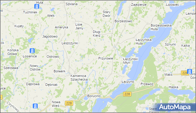 mapa Przyrowie, Przyrowie na mapie Targeo