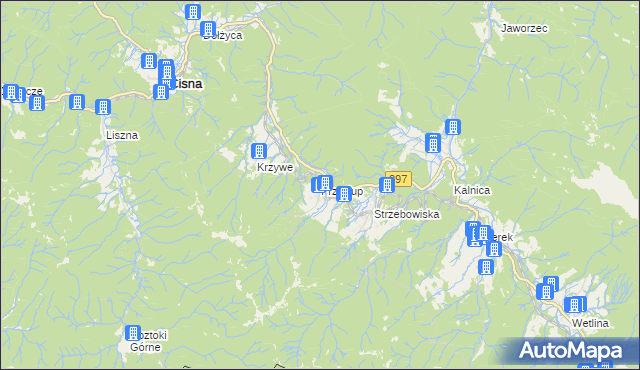 mapa Przysłup, Przysłup na mapie Targeo