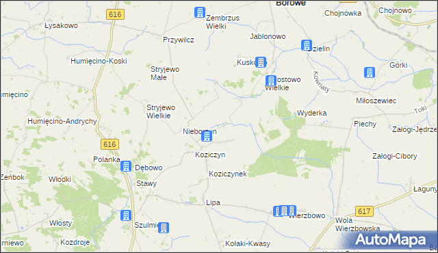 mapa Radomka, Radomka na mapie Targeo