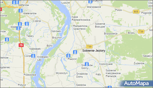 mapa Radwanków Królewski, Radwanków Królewski na mapie Targeo