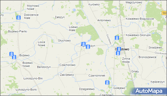 mapa Rempin, Rempin na mapie Targeo