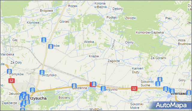 mapa Romualdów gmina Wieniawa, Romualdów gmina Wieniawa na mapie Targeo