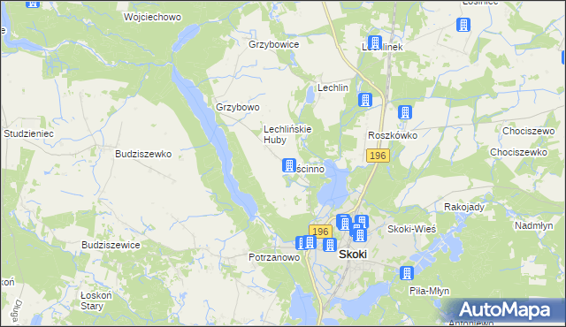 mapa Rościnno, Rościnno na mapie Targeo