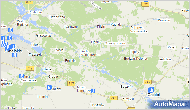 mapa Ruda Godowska, Ruda Godowska na mapie Targeo