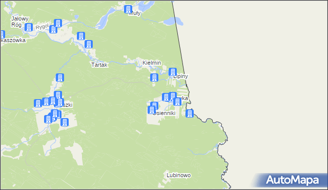 mapa Rudawka gmina Płaska, Rudawka gmina Płaska na mapie Targeo