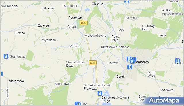 mapa Rudka Gołębska, Rudka Gołębska na mapie Targeo