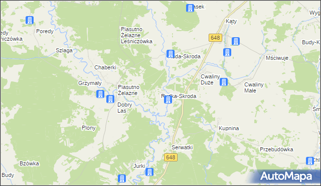 mapa Rudka-Skroda, Rudka-Skroda na mapie Targeo