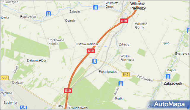 mapa Rudnik-Kolonia, Rudnik-Kolonia na mapie Targeo