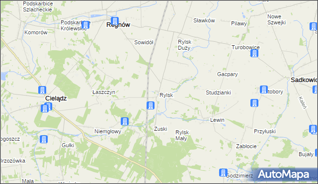 mapa Rylsk, Rylsk na mapie Targeo