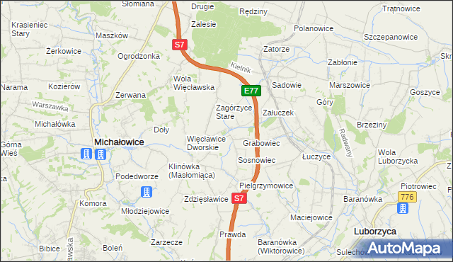 mapa Sieborowice, Sieborowice na mapie Targeo