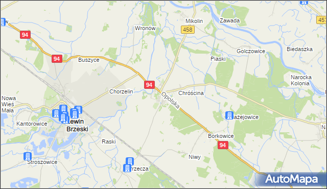 mapa Skorogoszcz, Skorogoszcz na mapie Targeo