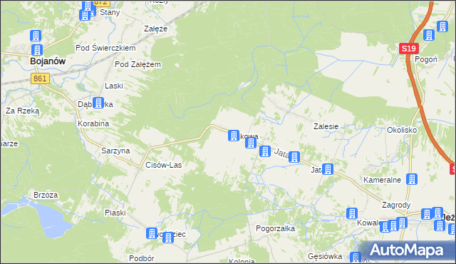 mapa Sójkowa, Sójkowa na mapie Targeo