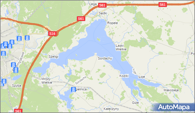 mapa Sordachy, Sordachy na mapie Targeo