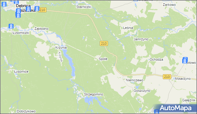 mapa Spole, Spole na mapie Targeo