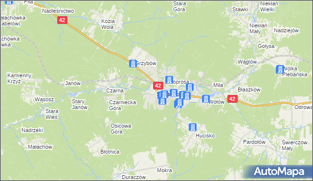 mapa Stąporków, Stąporków na mapie Targeo