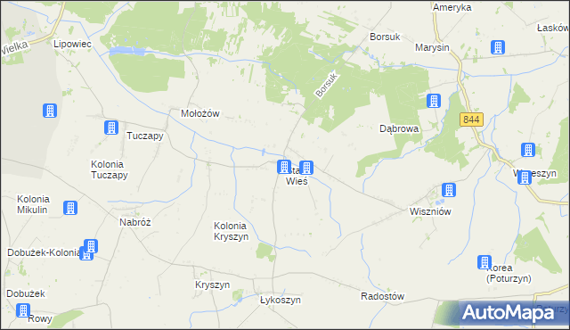 mapa Stara Wieś gmina Mircze, Stara Wieś gmina Mircze na mapie Targeo