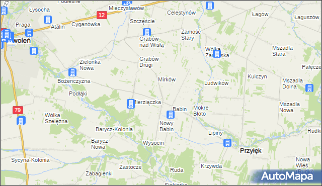 mapa Stefanów gmina Przyłęk, Stefanów gmina Przyłęk na mapie Targeo