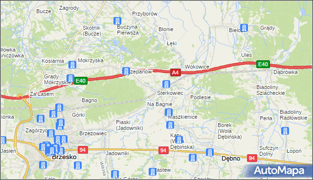 mapa Sterkowiec, Sterkowiec na mapie Targeo