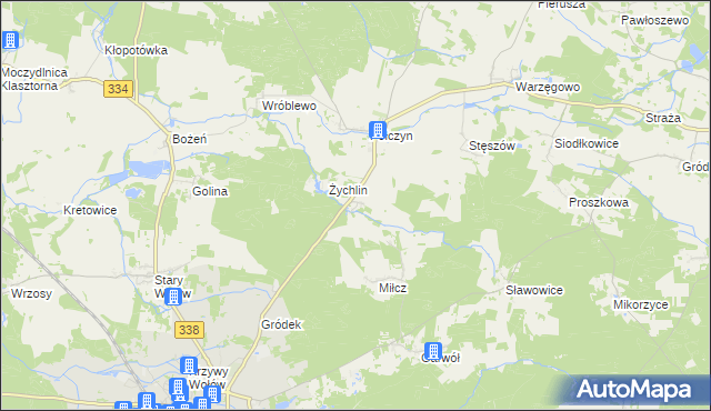 mapa Straszowice, Straszowice na mapie Targeo
