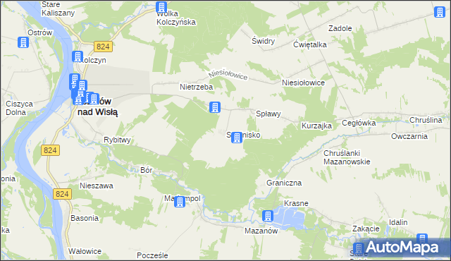 mapa Studnisko, Studnisko na mapie Targeo