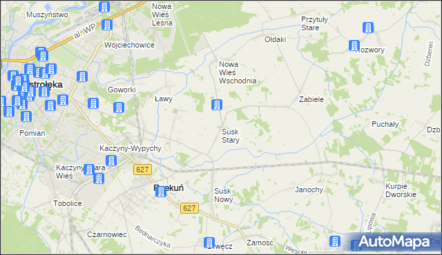 mapa Susk Stary, Susk Stary na mapie Targeo