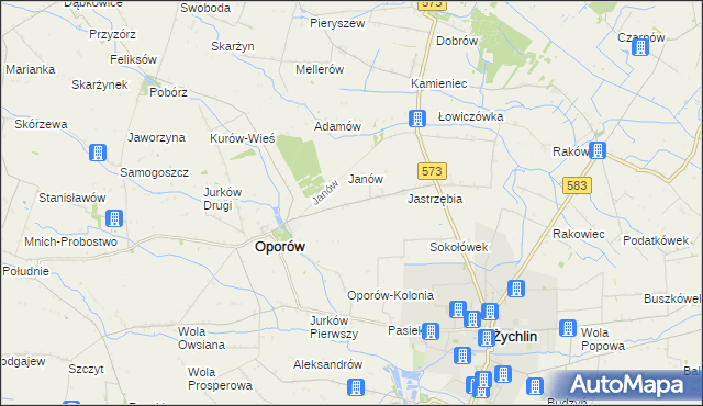 mapa Świechów, Świechów na mapie Targeo