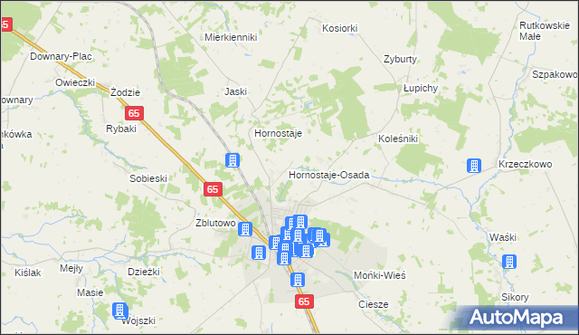 mapa Świerzbienie, Świerzbienie na mapie Targeo