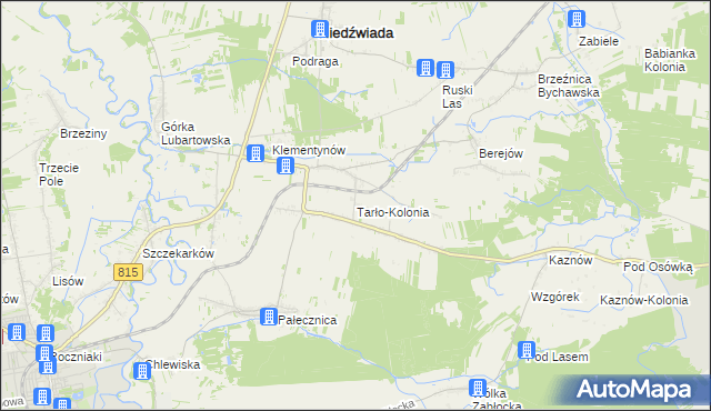 mapa Tarło-Kolonia, Tarło-Kolonia na mapie Targeo