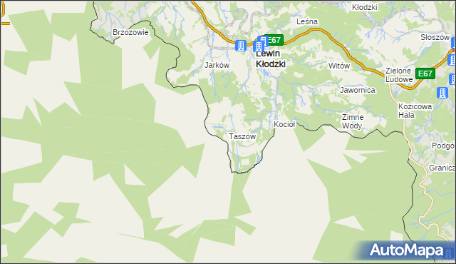 mapa Taszów, Taszów na mapie Targeo