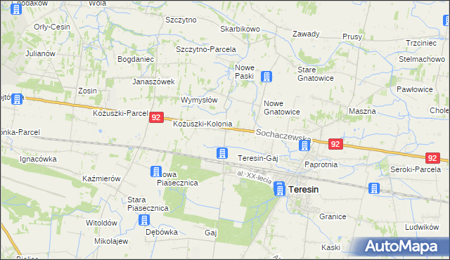 mapa Topołowa, Topołowa na mapie Targeo