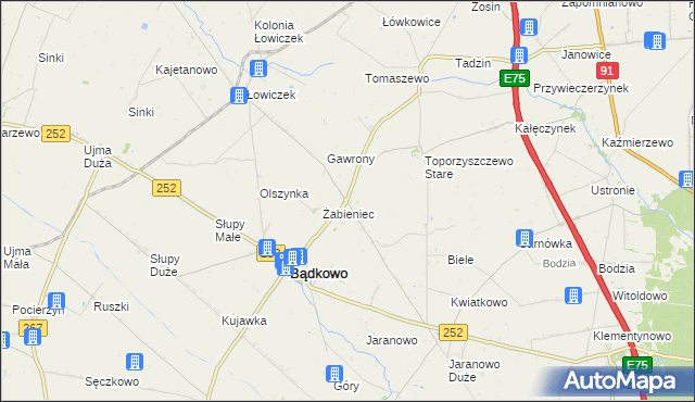 mapa Toporzyszczewo, Toporzyszczewo na mapie Targeo