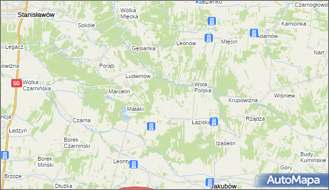 mapa Tymoteuszew, Tymoteuszew na mapie Targeo