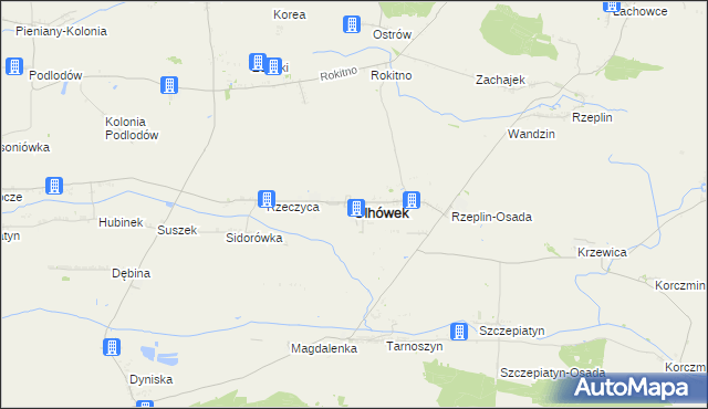 mapa Ulhówek, Ulhówek na mapie Targeo