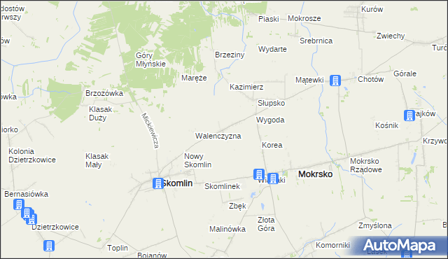 mapa Wichernik, Wichernik na mapie Targeo