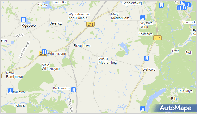 mapa Wielki Mędromierz, Wielki Mędromierz na mapie Targeo