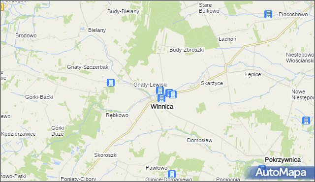 mapa Winniczka, Winniczka na mapie Targeo