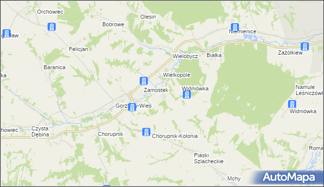 mapa Wiśniów, Wiśniów na mapie Targeo