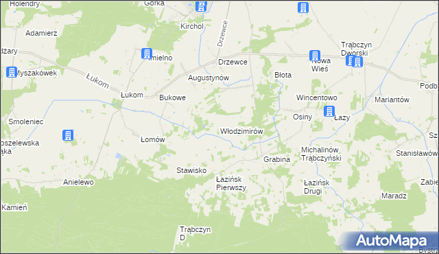mapa Włodzimirów, Włodzimirów na mapie Targeo