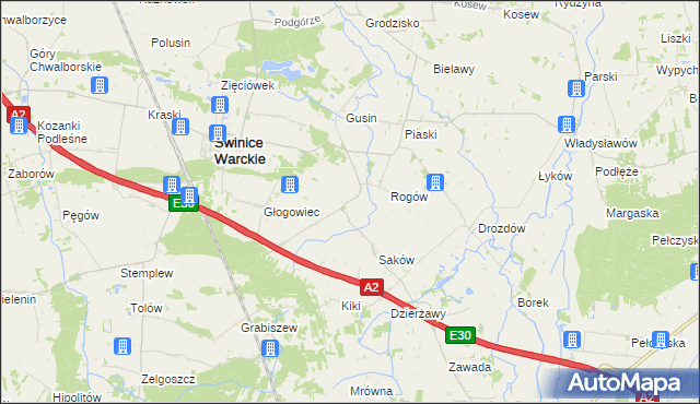 mapa Wola Świniecka, Wola Świniecka na mapie Targeo