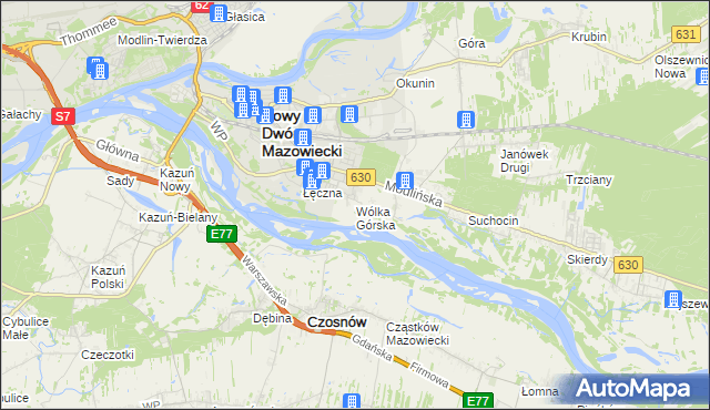 mapa Wólka Górska, Wólka Górska na mapie Targeo