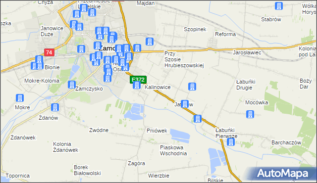 mapa Wólka Panieńska, Wólka Panieńska na mapie Targeo